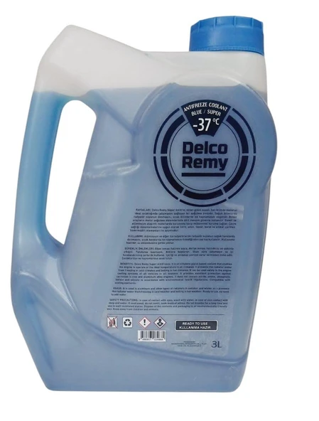 Delco Remy Blue Super Antifreeze Coolant -37 °C 3L - 5