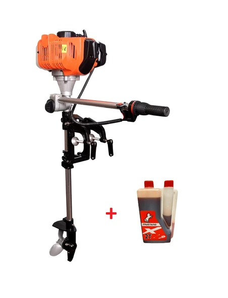 Kawasima Tj630 Benzin Motorlu Dıştan Takmalı Tekne Bot Kayık Aparatı 3.5hp