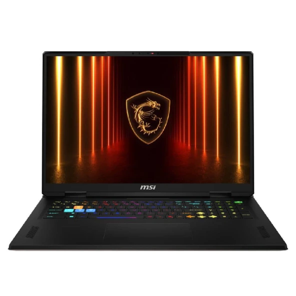 MSI NB VECTOR A18 HX A9WIG-093TR R9-9955HX 32GB DDR5 RTX5080 GDDR7 16GB 1TB SSD 18'' QHD+ 240Hz