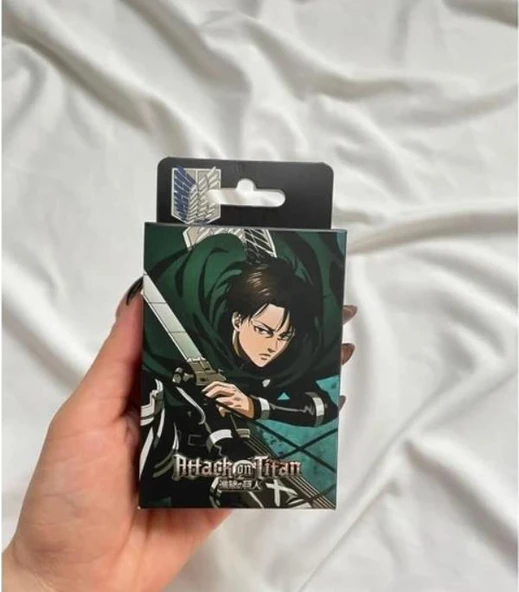 İskambil Kağıdı Anime Attack On Titan Poker Oyun Kartı 54 Adet - 3