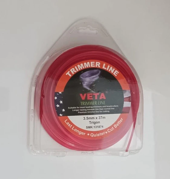 Veta 3.5mm 37m 3 kenarlı Kırmızı ürün görseli 1