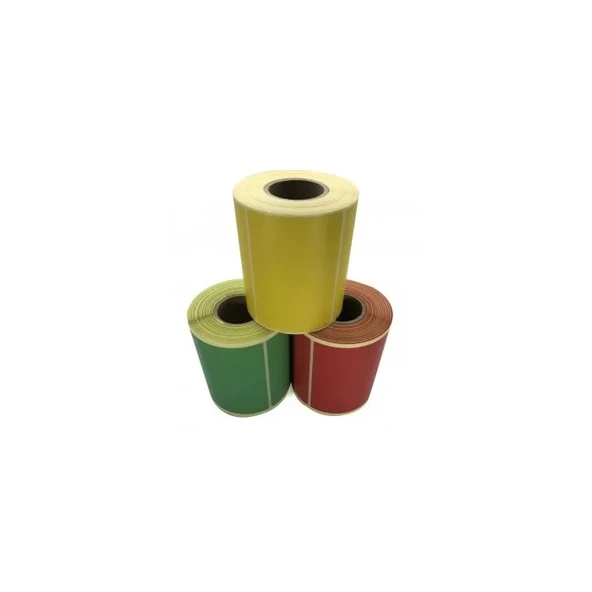 RENKLİ TERMAL BARKOD ETİKETİ 75X100 500´LÜ (YEŞİL)
