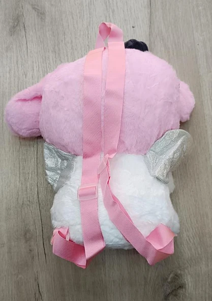 Çanta Peluş Sanrio My Melody Sırt Çantası Anaokul Çocuk Çantası - 4