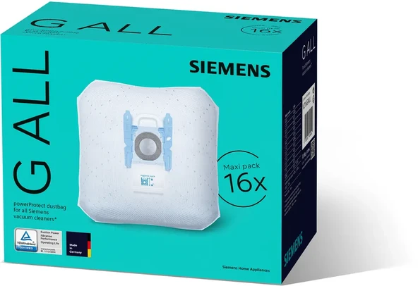 Siemens VZ16GALL Süpürge Toz Torbası (16 Adet)
