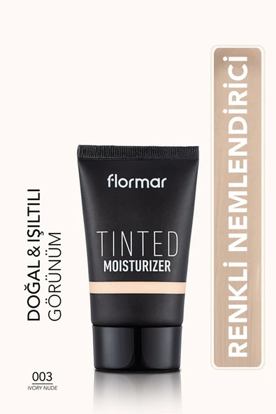 Flormar Tinted Moisturizer 003 Nude Eşit Tonlu & Işıltılı Görünüm Veren Renkli Nemlendirici 30 Ml - 5