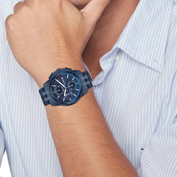 Tommy Hilfiger TH1710622 Erkek Kol Saati - Resim 4