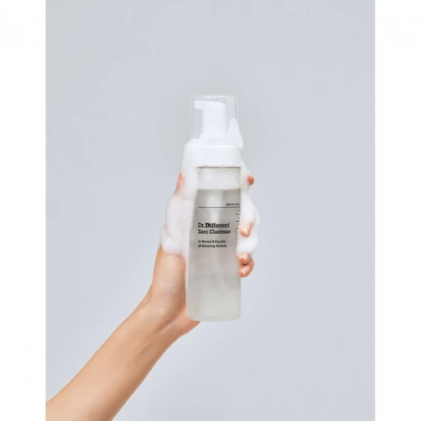 Dr.Different Zero Cleanser - Kuru ve Normal Cilt Tipleri İçin Hafif Formüllü Köpük Temizleyici (2.Aşama) - 3