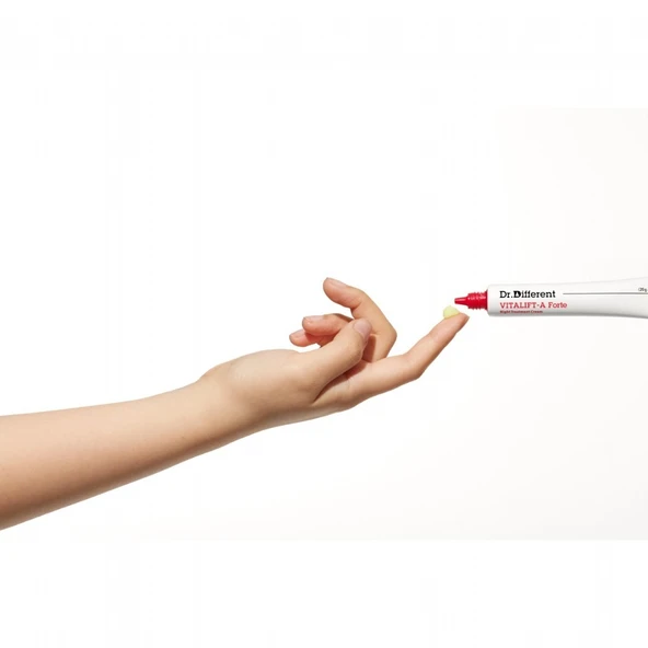 Dr.Different Vitalift-A Forte - Yaşlanma ve Kırışıklık Karşıtı %0.10 Stabilize Lipozom Retinal İçeren Gece Kremi - 4