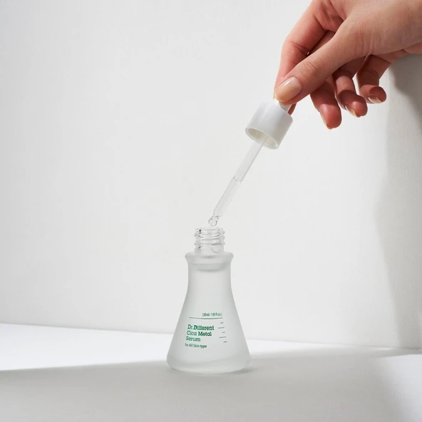Dr.Different Cica Metal Serum - Derma Metal ve Cica İçerikli Bariyer Güçlendirici & Yatıştırıcı Serum - 2