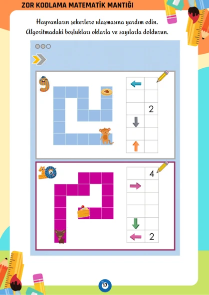 Oklarla Kodlama YAZ-SİL Kitabı - 4