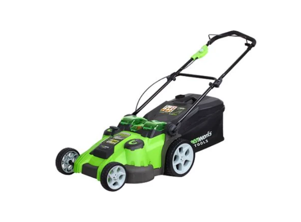 Greenworks 25367 Akülü Çim Biçme Tk. 49CM. (Çift Bıçak)