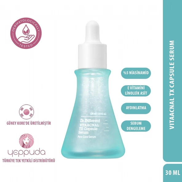 Dr.Different Vitaacnal Tx Capsule Serum - %5 Niacinamide İçerikli Sebum Dengeleyici ve Aydınlatıcı Serum