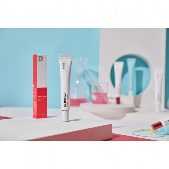 Dr.Different Vitalift-A - Yaşlanma ve Kırışıklık Karşıtı %0.05 Stabilize Lipozom Retinal İçeren Gece Kremi - 6