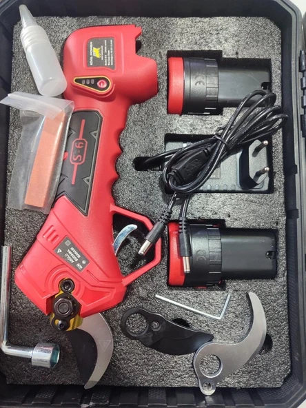 Kiya Power 35 mm Şarjlı Budama Makası S-6 500 W - 16.8 V / 2.6 Ah