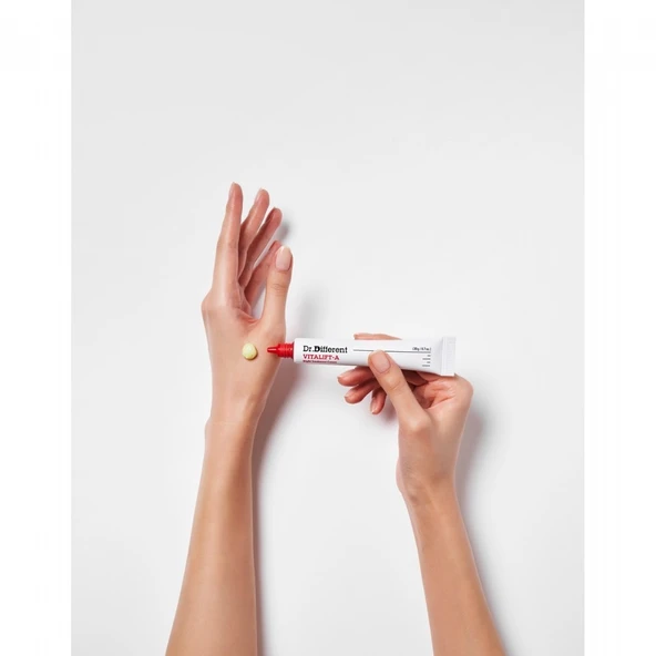 Dr.Different Vitalift-A - Yaşlanma ve Kırışıklık Karşıtı %0.05 Stabilize Lipozom Retinal İçeren Gece Kremi - 2