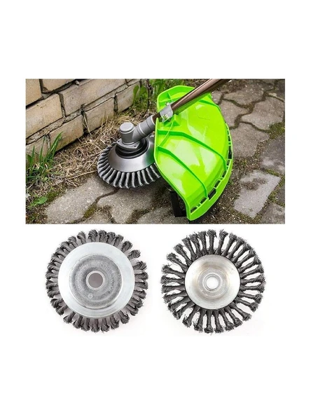 Motorlu Tırpan Kıyı Temizleme Çelik Fırça Başlık - Resim 3