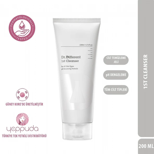 Dr.Different 1st Cleanser - pH Dengeleyici Yüz Temizleme Jeli (1.Aşama)