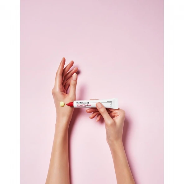 Dr.Different Vitalift-A Forte - Yaşlanma ve Kırışıklık Karşıtı %0.10 Stabilize Lipozom Retinal İçeren Gece Kremi - 5