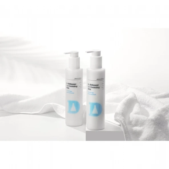 Dr.Different 1st Cleansing Milk - pH Dengeleyici Yüz ve Makyaj Temizleme Sütü (1.Aşama) - 3