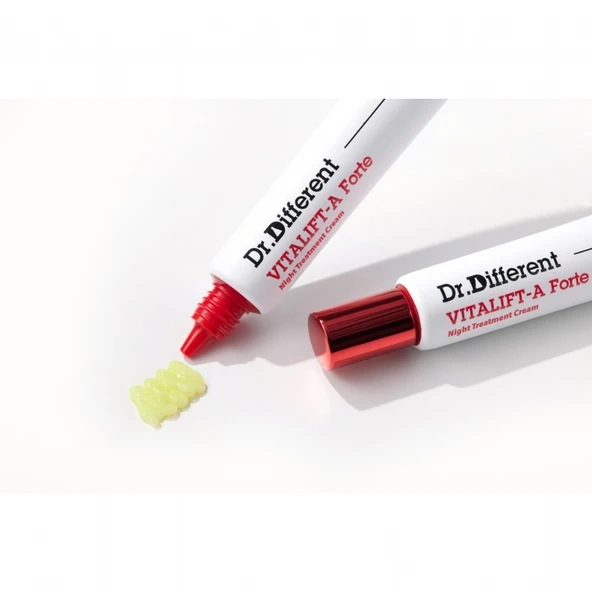 Dr.Different Vitalift-A Forte - Yaşlanma ve Kırışıklık Karşıtı %0.10 Stabilize Lipozom Retinal İçeren Gece Kremi - 8
