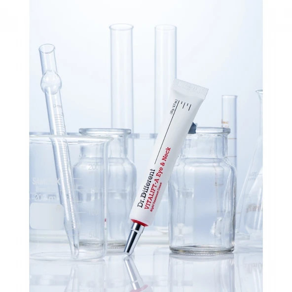 Dr.Different Vitalift-A Eye & Neck - Yaşlanma ve Kırışıklık Karşıtı %0.025 Stabilize Lipozom Retinal İçeren Göz ve Boyun Kremi - 4