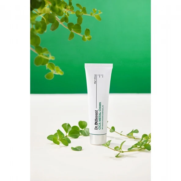 Dr.Different Cica Metal Cream - Hassas ve Kuru Ciltler İçin Derma Metal ve Cica İçerikli Yoğun Bakım Kremi - 2