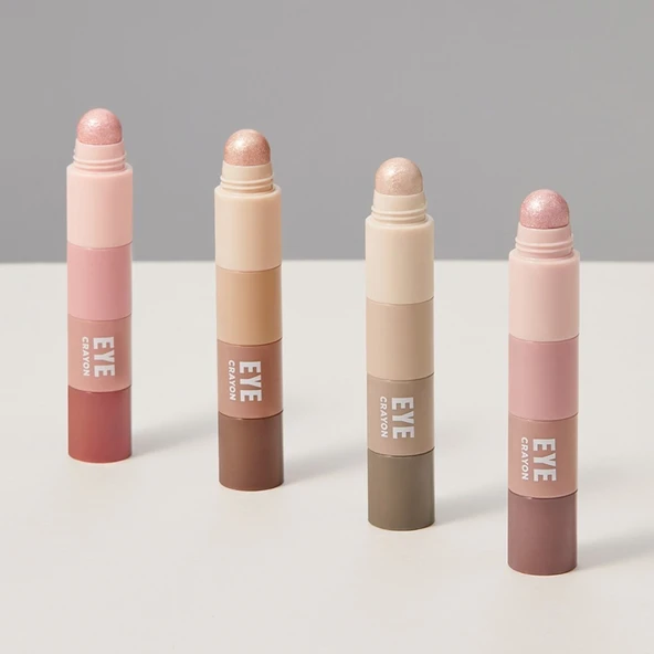 Merythod Reeledge Eye Crayon 04 Plain Taupe - 4 Renkli Eye Crayon - 9