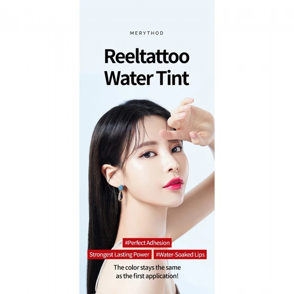 Merythod Reeltattoo Water Tint 10 Hazy Pink - Gün Boyu Kalıcı Doğal Görünüm Sağlayan Tint - 3