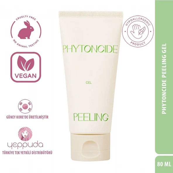 Klavuu Phytoncide Peeling Gel - Fitonsit İçeren Kuruluk Hissi Bırakmayan Vegan Peeling Jeli