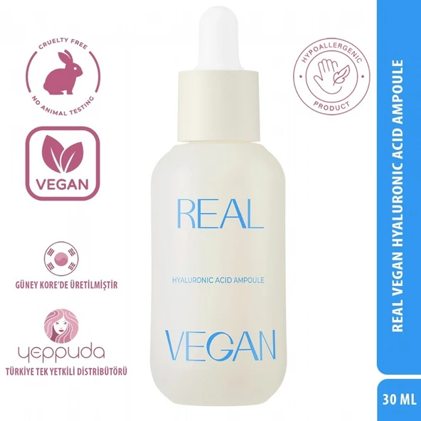 Klavuu Real Vegan Hyaluronic Acid Ampoule - Derinlemesine Nemlendirme Sağlayan Hyalüronik Asit Ampul