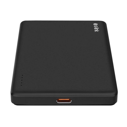 S-LINK MG105, Magsafe, Siyah, 5.000mAh, 2xType-C, 4 LED Göstergeli, PowerBank - 2