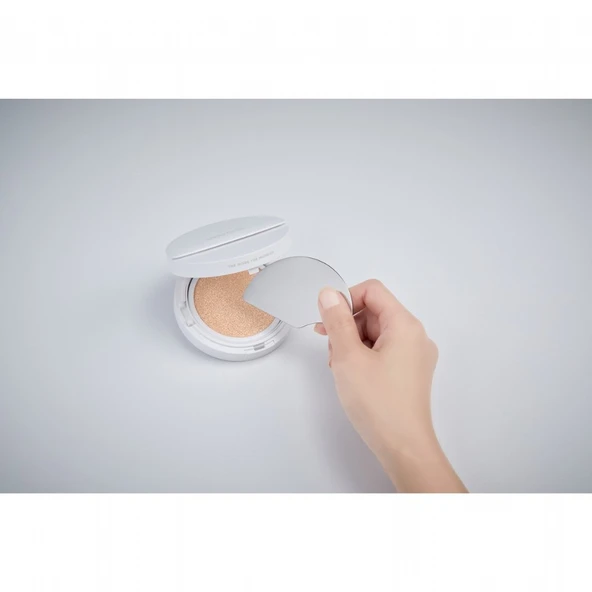 Merythod Skin-Fit Cover Spatula Cushion 03 Sand SPF50+PA+++ - Yüksek Kapatıcı,Waterproof Spatulalı Fondöten - 7