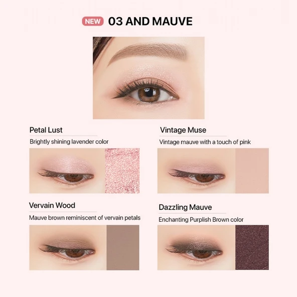 Merythod Reeledge Eye Crayon 03 And Mauve - 4 Renkli Eye Crayon - 2