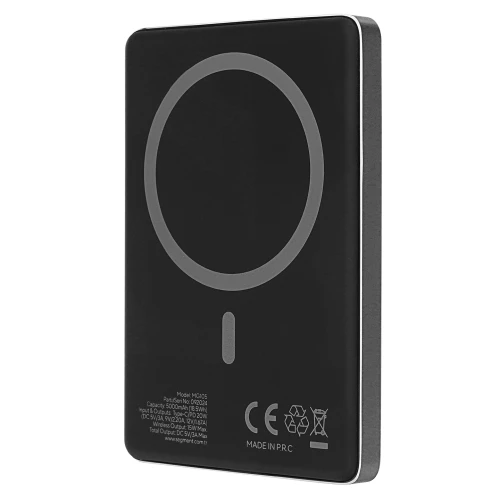 S-LINK MG105, Magsafe, Gri, 5.000mAh, 2xType-C, 4 LED Göstergeli, PowerBank - 4