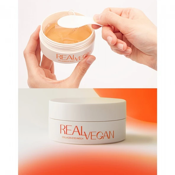 Klavuu Real Vegan Collagen Eye Patch - Niasinamid ve Bitkisel Kolajen İçeren Aydınlatıcı & Kırışıklık Karşıtı Göz Maskesi - 2