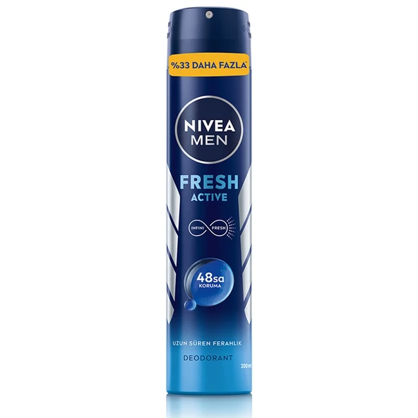 Nivea Men Erkek Sprey Deodorant Fresh Active 200 ml