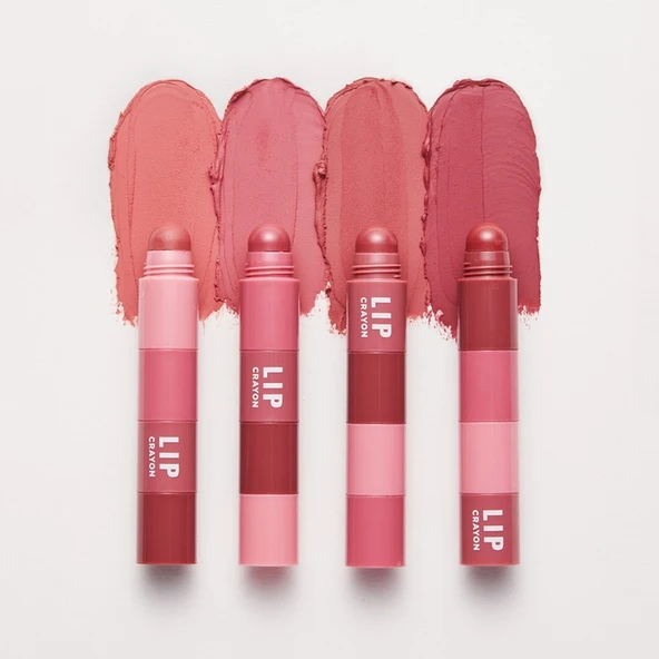 Merythod Reeledge Lip Crayon 01 Mauve Rosie - 4 Renkli Lip Crayon - 3
