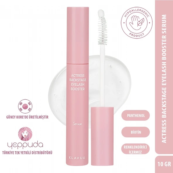 Klavuu Actress Backstage Eyelash Booster Serum - Kaş & Kirpik Besleyici ve Güçlendirici Serum