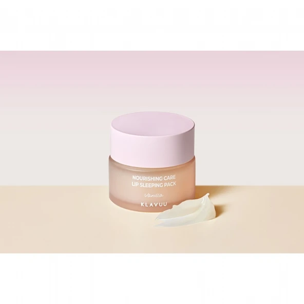 Klavuu Nourishing Care Lip Sleeping Pack Vanilla - Vanilya Özlü Besleyici Dudak Bakım Gece Maskesi - 3