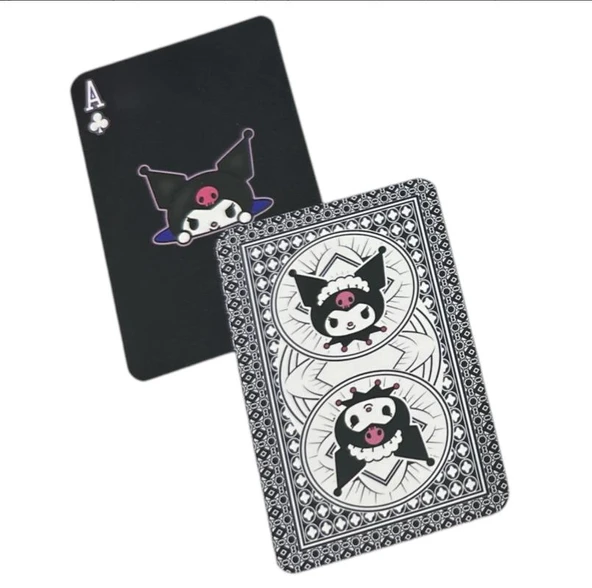 Kuromi İskambil Kağıdı Oyun Poker Kartı 54 Adet Anime - 3