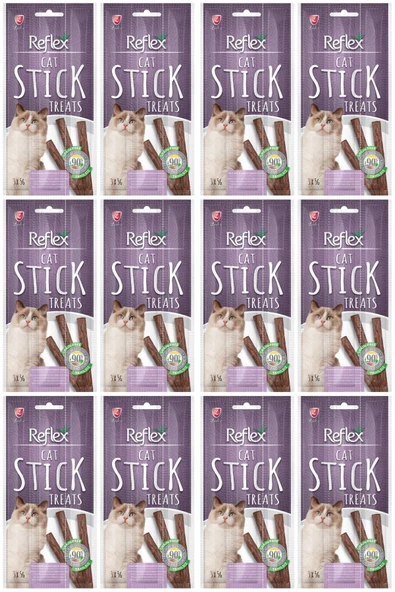 Yetişkin Kediler İçin Kümes Hayvanı ve Kızılcıklı Etli Çubuk 3x5 gr 12 Adet