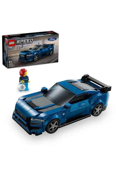 ® Speed Champions Ford Mustang Dark Horse Spor Araba 76920 - 9+ Oyuncak Yapım Seti (344 Pr)