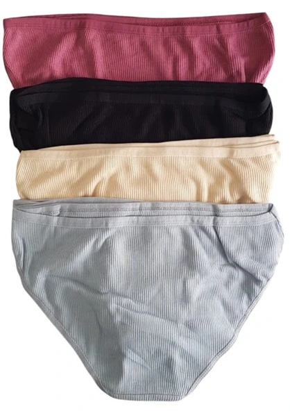 Tutku 12 'li Kaşkorse Bayan Bikini Külot Kombin 0510 6 No