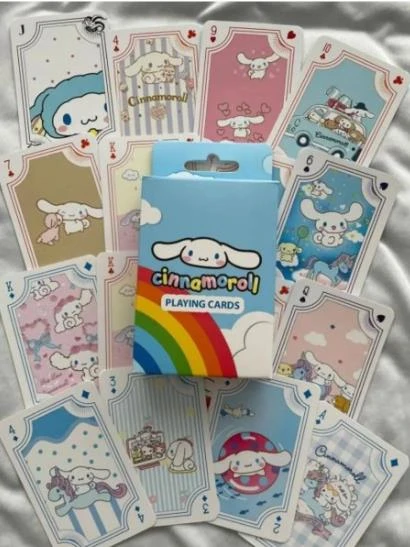 Cinnamoroll İskambil Kağıdı Oyun Poker Kartı 54 Adet Sanrio - 5