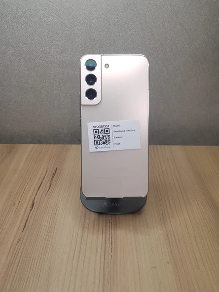 SAMSUNG S22 128GB PEMBE KUTULU FATURALI GARANTİLİDİR