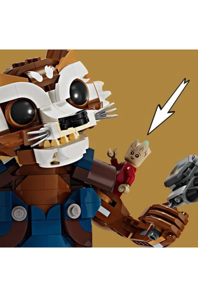 LEGO ® Marvel Rocket ve Bebek Groot 76282 –  Yapım Seti (566 Parça) - 8