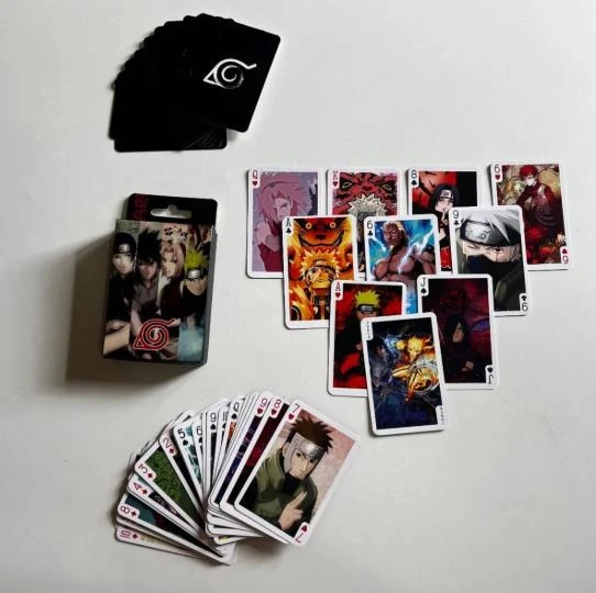 İskambil Kağıdı AnimeNaruto Poker Oyun Kartı 54 Adet