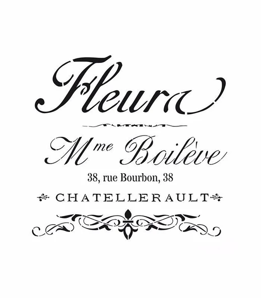 HOME DECOR STENCIL HD-40 45X45 ürün görseli 1