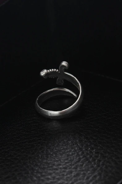 Ayarlanabilir Kılıç Model Erkek Yüzük - TJ-EY511 - 2