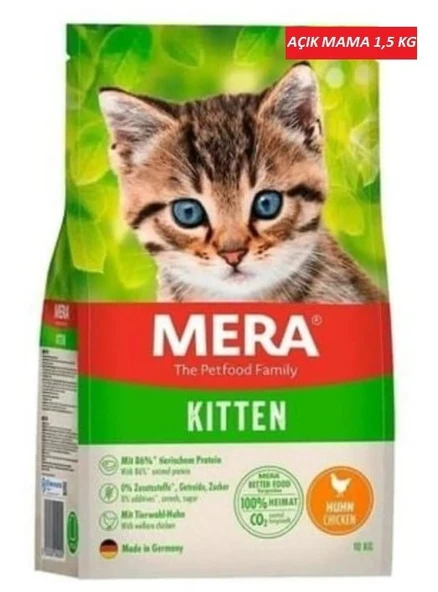 Mera Kitten Tahılsız Tavuklu Yavru Kedi Maması 1,5 KG
